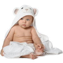 100% Bio-Bambus mit Kapuze Baby Handtuch und Waschlappen Set perfekt für Neugeborene, Säuglinge und Kleinkinder und Baby-Bad Zeit Ultra Soft